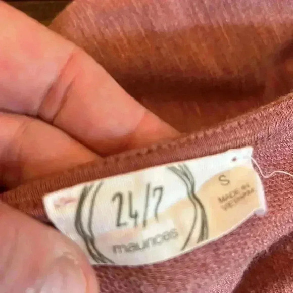 Maurices 24/7 French Terry Reversible Short Sleeve Jumpsuit Size Small - Picture 9 of 12